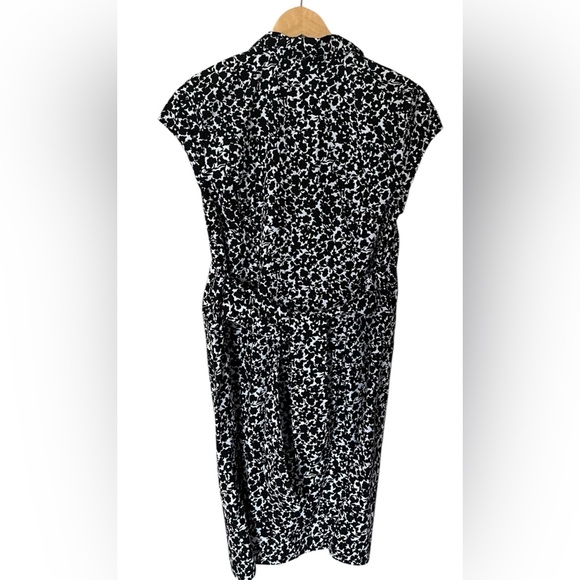Tommy Hilfiger woman’s shift shirt dress black & white size M - Picture 2 of 6